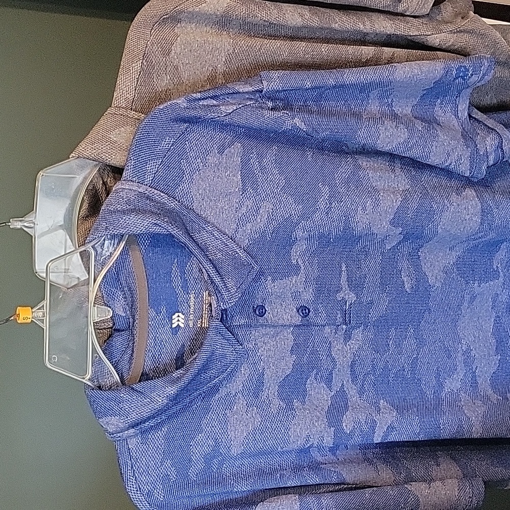 All in Motion Camo Polo Shirts XXL 2/1 Blue 1 Grey